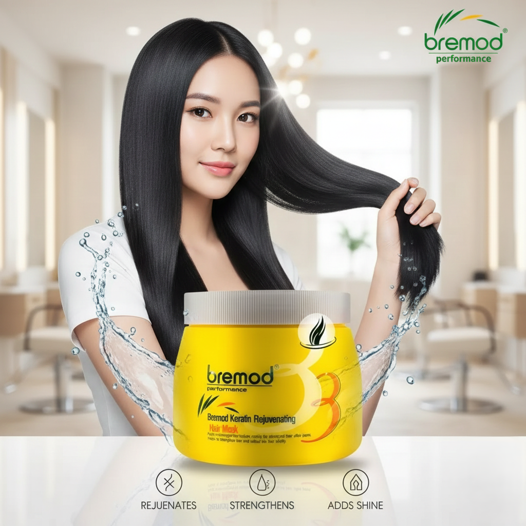 Bremod Keratin Rejuvenating Hair Mask – 500ml