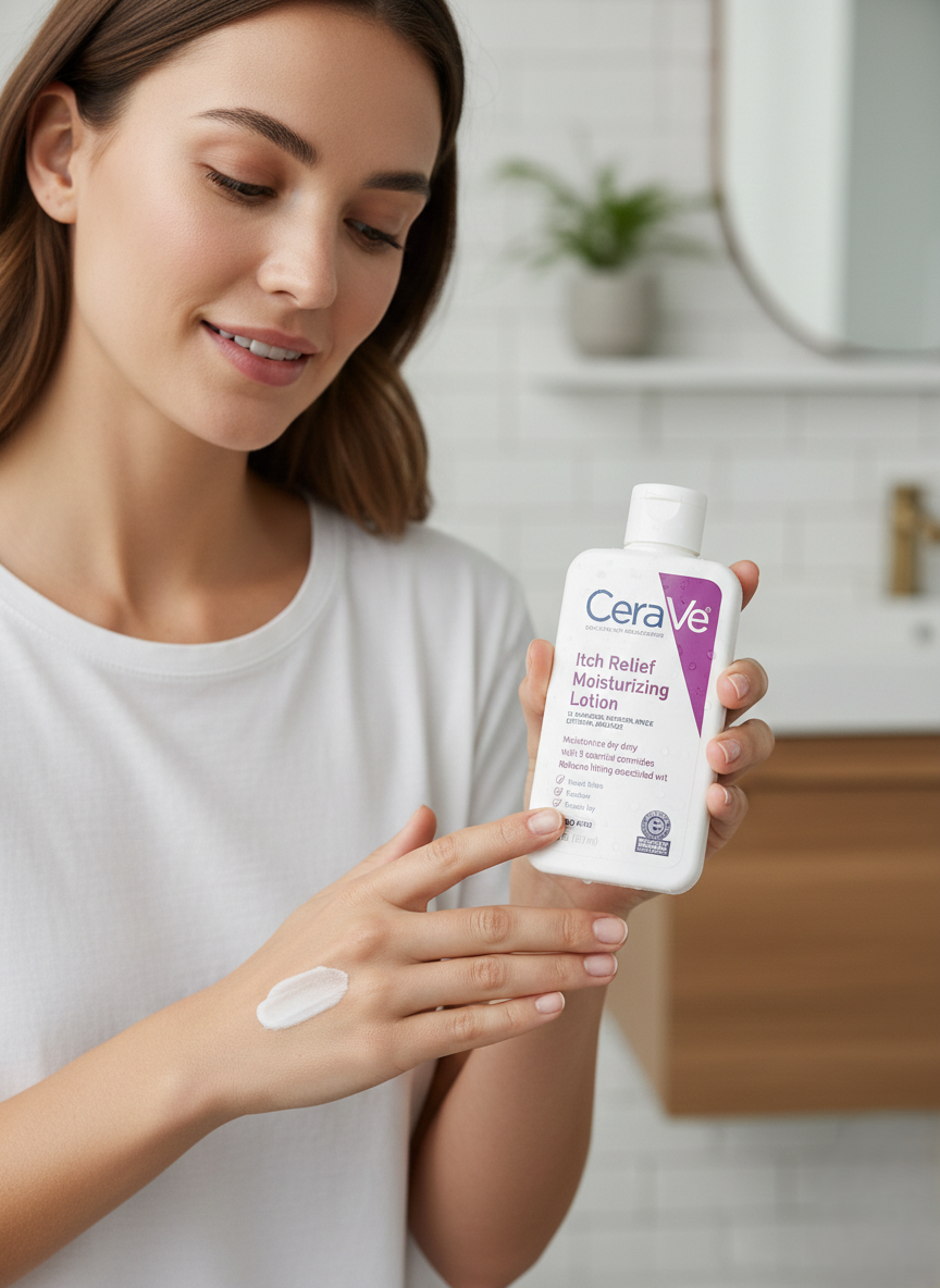 CeraVe Itch Relief Moisturizing Lotion – Instant Itch Relief & Deep Hydration