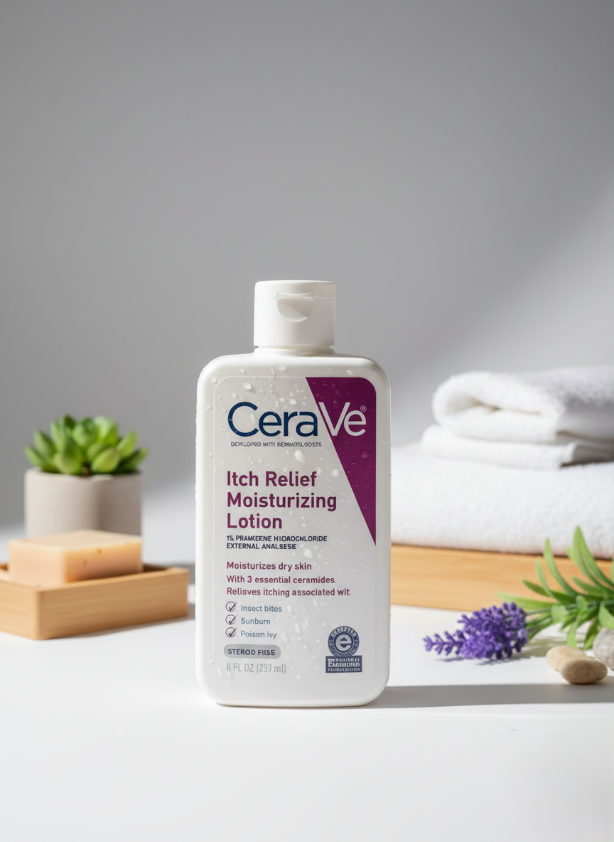 CeraVe Itch Relief Moisturizing Lotion – Instant Itch Relief & Deep Hydration