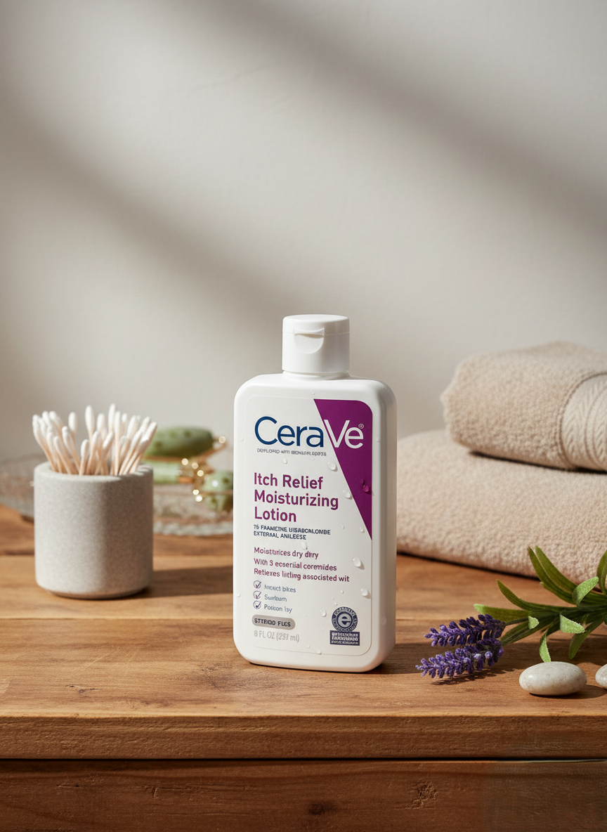 CeraVe Itch Relief Moisturizing Lotion – Instant Itch Relief & Deep Hydration