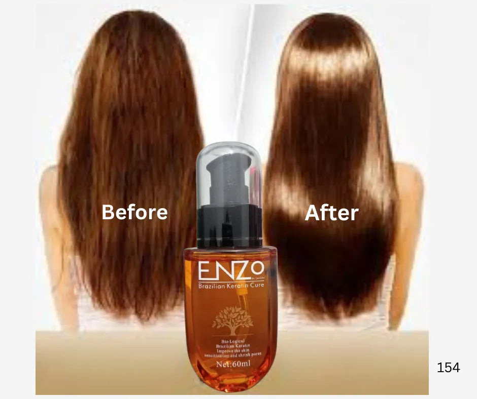 “Enzo Argan Oil | Brazilian Keratin Cure for Smooth & Shiny Hair”